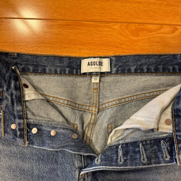 Agolde Medium-Wash Denim - Picture 2 of 3